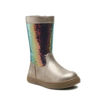 Dámské kozačky Kozačky Nelli Blu CM211224-12 Zlatá 28