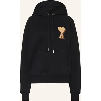 Dámská mikina Ami Paris Dámská Mikina S Kapucí, černá / béžová / hnědá, 42