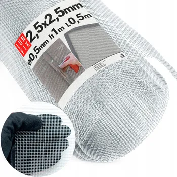 Pletivo Pletivo pozinkované 2,5x2,5mm drát 0,5mm výška 1m - 0,5m2