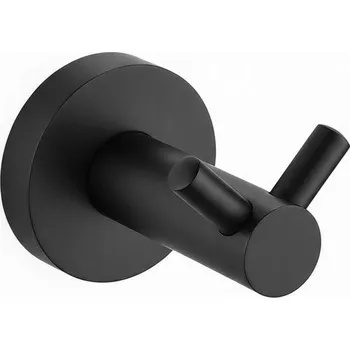 Věšák Háček na hmoždinky Rea černý