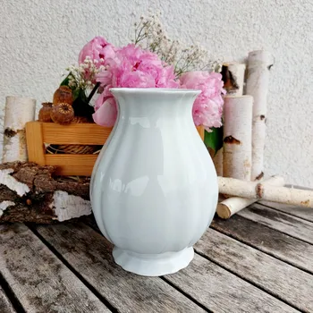 ROSE váza 18,5 cm, bílá, Thun 1794 (Porcelánová váza 2. jakost)