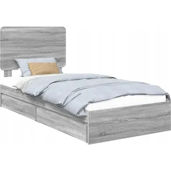 Postel Rámeček postele Šedá Sonoma 90 x 200 cm Materiál: dřevotříska