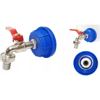 Kanystr Nádrž 1000L s kohoutem 1/2" a ventilem IBC MAUSER