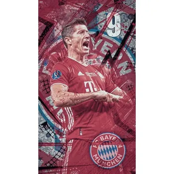 PUZZLE Robert Lewandowski Bayern Mnichov + JMÉNO Krabička 120 dílků