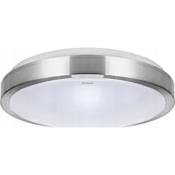 STRUHM Stropní Svítidlo kulatý stříbrný kov ALEX 18W 33 cm