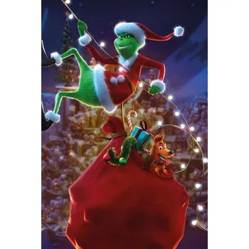 PUZZLE Grinch: Vánoce nebudou + JMÉNO Krabička 120 dílků