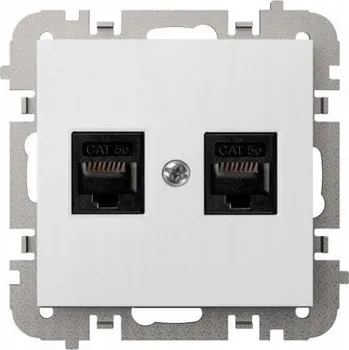 Elektrická zásuvka Internetová zásuvka nástěnná Elektro-Plast Nasielsk bílá