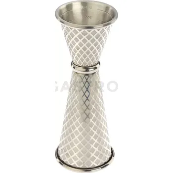 Trekingová hůl Barová odměrka v japonském stylu, nerezová ocel, 30/60 ml | BARFLY, Diamond Lettice