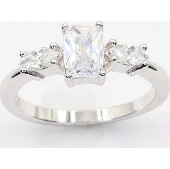 Prsten Stříbrný prsten s kamenem