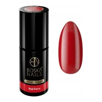 Lak na nehty Boska Nails Divine Hybridní Lak na Nehty Červený 326 Red Ferry 6 ml
