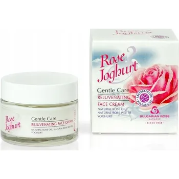 Pleťový krém Omlazující a modelační krém na obličej Bulgarian Rose Karlovo Rose Joghurt pro den i noc 50 ml