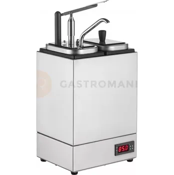 Dávkovač nápoje Dávkovač omáčky 2x 3 l, vyhřívaný, s 1 pumpou a 1 nádobou | NEUMARKER, 05-51531N