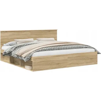 Postel Rámeček postele Sonoma 200 x 200 cm Masivní borovicové dřevo