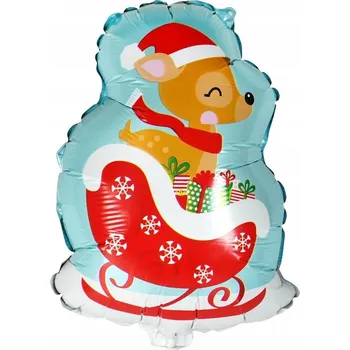 Balónek Fóliový vánoční balónek Arpex - sněhulák, 33 cm