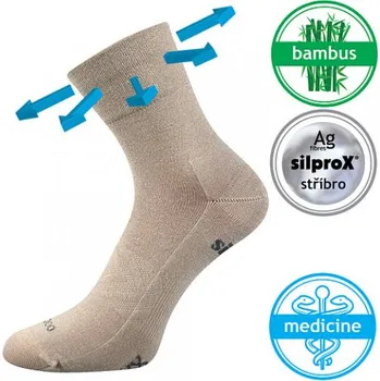 Dámské ponožky VoXX Boma Lonka Litex+ponožky VoXX BAERON, ponožky VoXX BAERON, VoXX, 116399 béžová 32-34 (47-50)