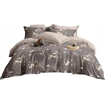 Povlečení SADA POVLEČENÍ 200x220 BAVLNĚNÝ SATÉN POVLEČENÍ NA POLŠTÁŘE 70x80