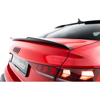 Auto-moto Maxton Design prodloužení spoileru pro Audi A3 8Y, černý lesklý plast ABS, Sedan vč. S-Line