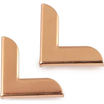 Kovové rohy na ochranu kabelek / diářů