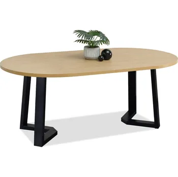 Křeslo Mebel Partner Aceptar (dub + krémová)