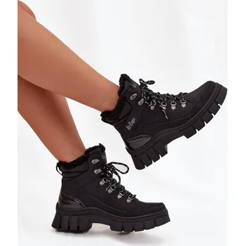 Dámská obuv Dámské zateplené trapery Lee Cooper – černé Velikost: 40