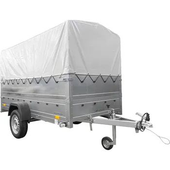 Auto-moto Lehký přívěs na pružinách 264x125 UNITRAILER GARDEN 264/R KIPP s bočnicemi BIS, rámem H-800 a šedým krytem