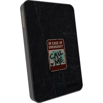 Powerbanka Picasee Powerbanka s MagSafe 5 000 mAh Šedá - EMERGENCY