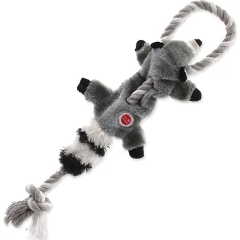 Hračka pro psa Hračka Dog Fantasy Skinneeez mýval s provazem 35 cm