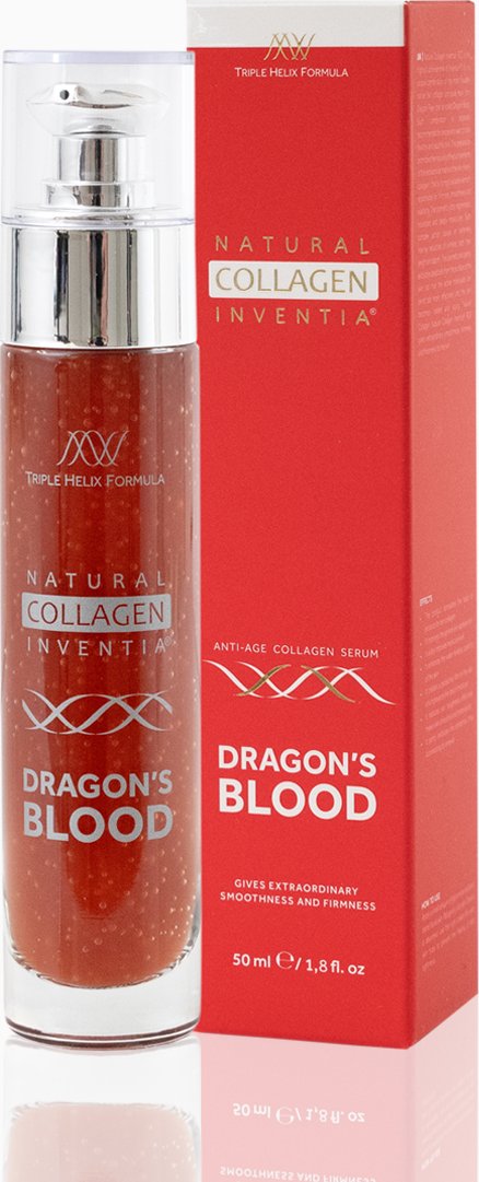 ŽIVÝ KOLAGEN a DRAČÍ KREV - ANTI-AGE SÉRUM 2v1 50 ml - Inventia