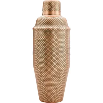 Trekingová hůl 3dílný barový šejkr v japonském stylu, antická měď, 700 ml | BARFLY, Diamond Lettice