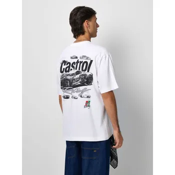 Pánské tričko Tričko s potiskem Castrol Power Racing - XS - House - bílý - 169GG-00X