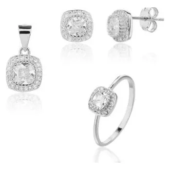 Náušnice Set 925/1000 - SVLS0128SJ6BI60 JVD SVLS0128SJ6BI60