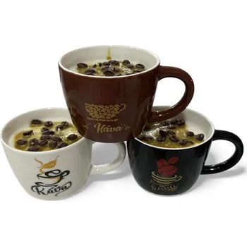 Výroba svíčky DANNY MADE Svíčka káva Barva: Černá