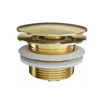 Sifon Zátka umyvadlová výpust Click-Clack kulatý Excellent zlatá