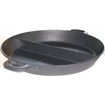 Servírovací stolek Velká hliníková pánev 650 mm se 2 přepážkami | NEUMARKER, 00-00525