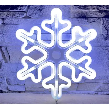 Vánoční dekorace Vánoční LED neonové osvětlení 30cm hvězda