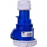 Přenosná zásuvka 16A 3P 230V modrá IP67 SHARK 2132-6