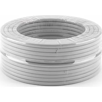 Síťový kabel C-TECH Eth kabel UTP drát c5e 100m, čistá měď, šedá UTP-5E-100-SO