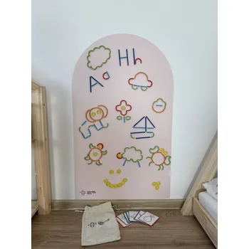 Tapeta Mamido Tiles Magnetická tapeta na zeď světle Light Pink MT101