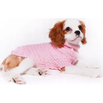 Dámský svetr Svetr pro psa Slim růžový s