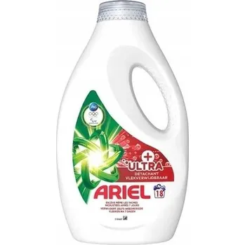 Prací gel Ariel 18 dávek / 810 ml + Ultra Stain gel na praní