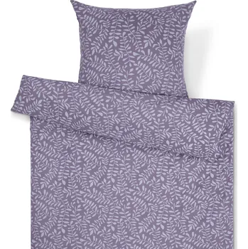 Povlečení 722857 - Tchibo - Povlečení z biberu - barva: fialová