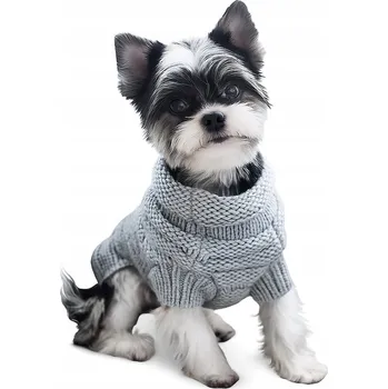 Dámský svetr Svetr pro psa Slim šedý XL