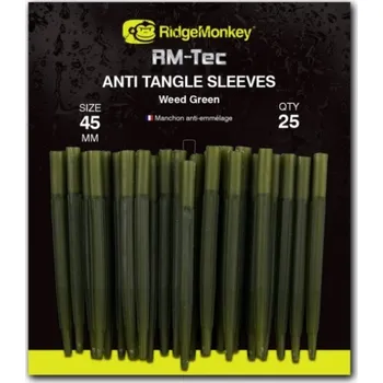 Převleky RidgeMonkey RM-Tec Anti Tangle Sleeves 45mm Weed Green