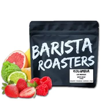 Káva Barista Roasters - Kolumbie - LOS NOGALES MOSTO Decaf | Výběrová káva | 250g | Zrnková - 100% Arabika