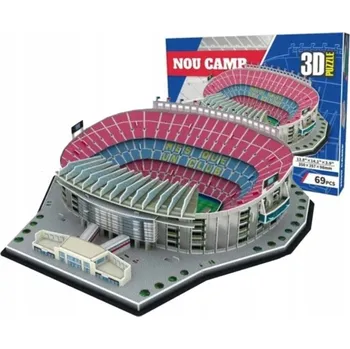 3D puzzle FC BARCELONA FOTBALOVÝ STADION NOU CAMP 3D MODEL PUZZLE