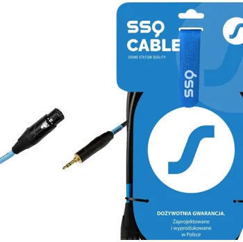 Audio kabel Kabel SSQ XLR samice - Jack stereo 3.5 mm 5 m
