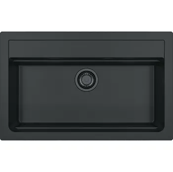 Granitový dřez Alveus ATROX 40 černý A90 BLACK EDITION+ jedn.sifon_algranit + 5 % sleva v košíku s kódem SLEVA5