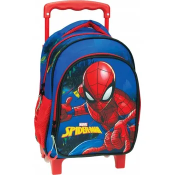 Dětský batoh Dětský batoh na kolečkách Spiderman Blue, taška 30 cm