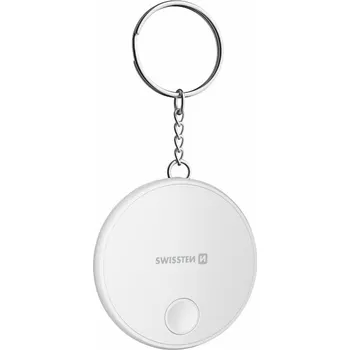 Lokátor Swissten Chytrý lokátor Find Tag s funkcí Apple Find My klíčenka bílá (20114003)