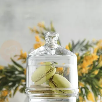 Servírovací stolek Skleněná nádoba s víkem, 285 ml | LAV, Brighton